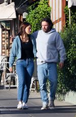 CAYLEE COWAN and Casey Affleck at All Time Cafe in Los Feliz 11/06/2024