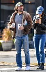 CAYLEE COWAN and Casey Affleck Out in New York 11/17/2024