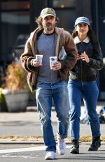 CAYLEE COWAN and Casey Affleck Out in New York 11/17/2024