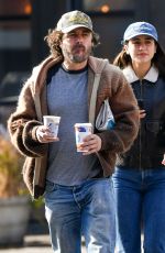 CAYLEE COWAN and Casey Affleck Out in New York 11/17/2024