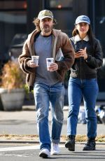 CAYLEE COWAN and Casey Affleck Out in New York 11/17/2024