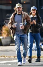 CAYLEE COWAN and Casey Affleck Out in New York 11/17/2024