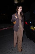 CAYLEE COWAN Arrives at Chateau Marmont in West Hollywood 11/02/2024