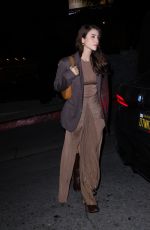 CAYLEE COWAN Arrives at Chateau Marmont in West Hollywood 11/02/2024