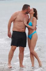 CHANELLE HAYES in a Blue Bikini at a Beach in Greece 11/02/2024