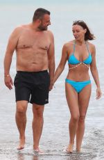 CHANELLE HAYES in a Blue Bikini at a Beach in Greece 11/02/2024