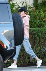 CHARLIZE THERON Arrives at San Vicente Bungalows in West Hollywood 11/11/2024