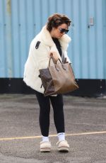 CHARLOTTE DAWSON Leaves Panto Rehearsals in Blackpool 11/16/2024