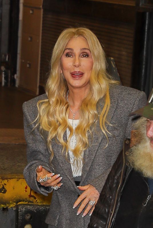 CHER Arrives Back at Her Hotel in New York 11/20/2024