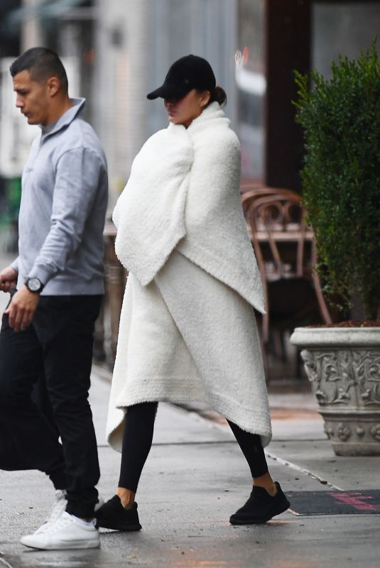 CHRISSY TEIGEN Out and About in New York 11/21/2024