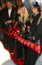 CHRISTINA AGUILERA at a Ribbon-cutting Ceremony for H&M in New York 11/21/2024