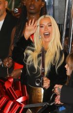 CHRISTINA AGUILERA at a Ribbon-cutting Ceremony for H&M in New York 11/21/2024