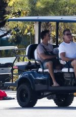CINDY CRAWFORD and Rande Gerber Arrives at Miami Beach 11/01/2024