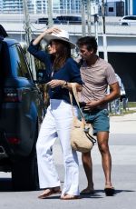 CINDY CRAWFORD and Rande Gerber Arrives at Miami Beach 11/01/2024