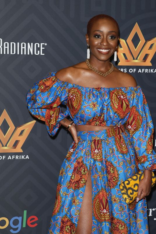 CJ OBILOM at Koshie Mills & Heirs of Afrika Present 7th Annual International Women of Power Awards in Los Angeles 11/24/2024