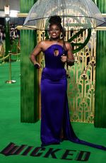 CLARA AMFO at Wicked: Part One Premiere at Royal Festival Hall in London 11/18/2024