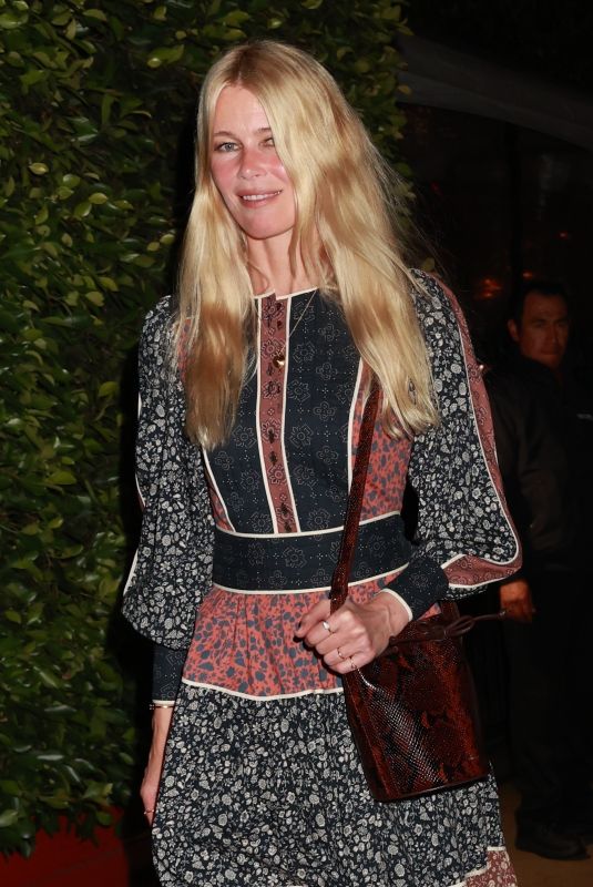 CLAUDIA SCHIFFER Out for Dinner at Giorgio Baldi in Santa Monica 11/23/2024