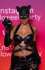 CLEMENCE BOTINO at Instagram Halloween Party at Le Marois Hotel in Paris 10/31/2024