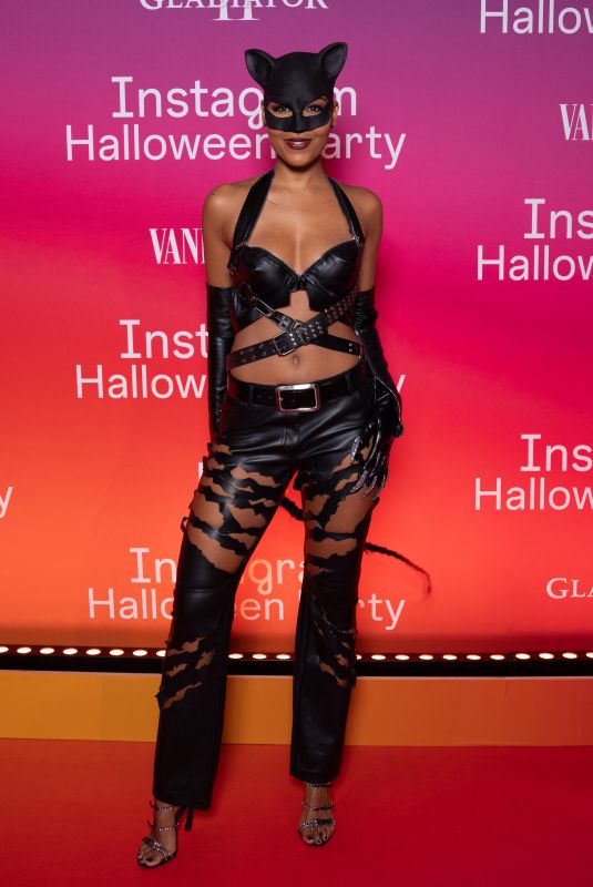 CLEMENCE BOTINO at Instagram Halloween Party at Le Marois Hotel in Paris 10/31/2024
