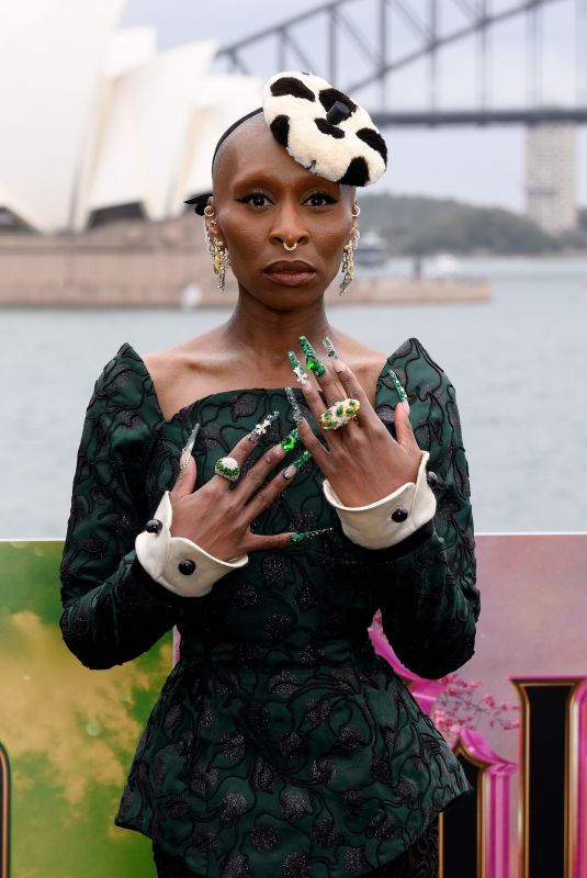 CYNTHIA ERIVO at Photocall for Australian Premiere of Wicked in Sydney 11/05/2024