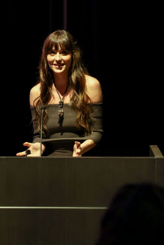 DAKOTA JOHNSON at The Room Next Door Screening in Los Angeles 11/16/2024