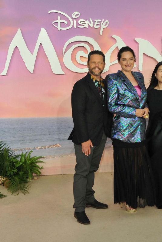 DANA LEDOUX MILLER and CHRISTINA CHEN at Moana 2 UK Premiere at Cineworld Leicester Square in London 11/24/2024