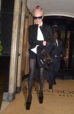 DAPHNE GUINNESS Arrives at Claridges Hotel in London 11/12/2024