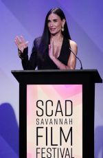 DEMI MOORE at 27th SCAD Savannah Film Festival in Savannah 10/29/2024
