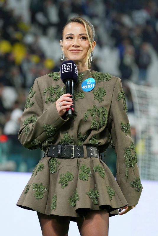 DILETTA LEOTTA at Serie A Soccer Match Between Juventus and Torino 11/09/2024