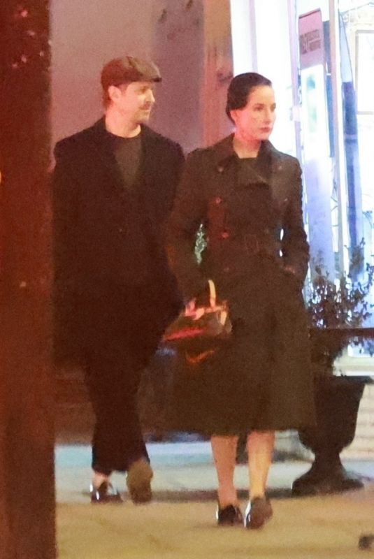DITA VON TEESE and Adam Rajcevich Out for Dinner in Los Feliz 11/24/2024