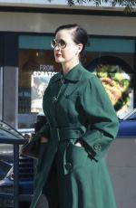 DITA VON TEESE Leaves Pilates Session in Los Angeles 11/22/2024
