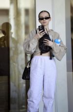 DOVE CAMERON Leaves a Hair Salon in Los Angeles 11/20/2024