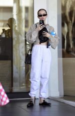 DOVE CAMERON Leaves a Hair Salon in Los Angeles 11/20/2024