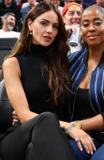 EIZA GONZALEZ at L.A. Clippers vs Philadelphia 76ers Game in Inglewood 11/06/2024