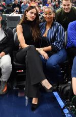 EIZA GONZALEZ at L.A. Clippers vs Philadelphia 76ers Game in Inglewood 11/06/2024