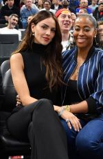 EIZA GONZALEZ at L.A. Clippers vs Philadelphia 76ers Game in Inglewood 11/06/2024