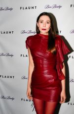 ELIZABETH OLSEN at Flaunt and Ben Bridge Celebrate Elizabeth Olsen Cover at Moon Room in Los Angeles 11/20/2024