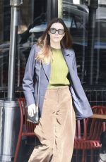 ELIZABETH OLSEN Out for Lunch with Friends at Little Dom