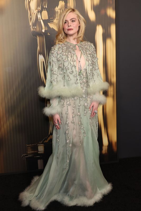 ELLA FANNING at 15th Annual Governors Awards at Dolby Theatre in Hollywood 11/17/2024