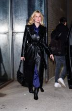 ELLE FANNING Night Out in Tribeca in New York 11/23/2024