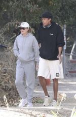 ELLEN POMPEO and Chris Ivery Out Hikinig in Los Angeles 11/08/2024