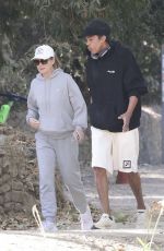 ELLEN POMPEO and Chris Ivery Out Hikinig in Los Angeles 11/08/2024