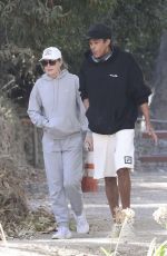 ELLEN POMPEO and Chris Ivery Out Hikinig in Los Angeles 11/08/2024