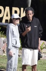 ELLEN POMPEO and Chris Ivery Out Hikinig in Los Angeles 11/08/2024