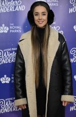EMILY ANDRE at Hyde Park Winter Wonderland Preview Night 2024 in London 11/20/2024