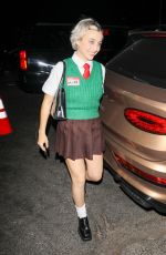 EMMA CHAMBERLAIN Arrives at Kendall Jenner