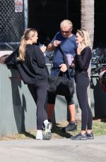 EMMA KROKDAL and Dolph Lundgren Arrives at a Gym in Venice Beach 11/08/2024