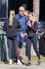 EMMA KROKDAL and Dolph Lundgren Arrives at a Gym in Venice Beach 11/08/2024