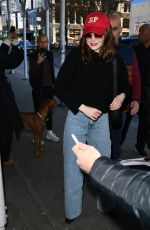 EMMA STONE Arrives at Angelika Film Center in New York 11/03/2024