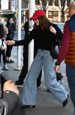 EMMA STONE Arrives at Angelika Film Center in New York 11/03/2024